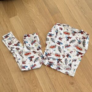 GAP Kids MARVEL SPIDER-MAN Superhero Pajama Set SZ 14